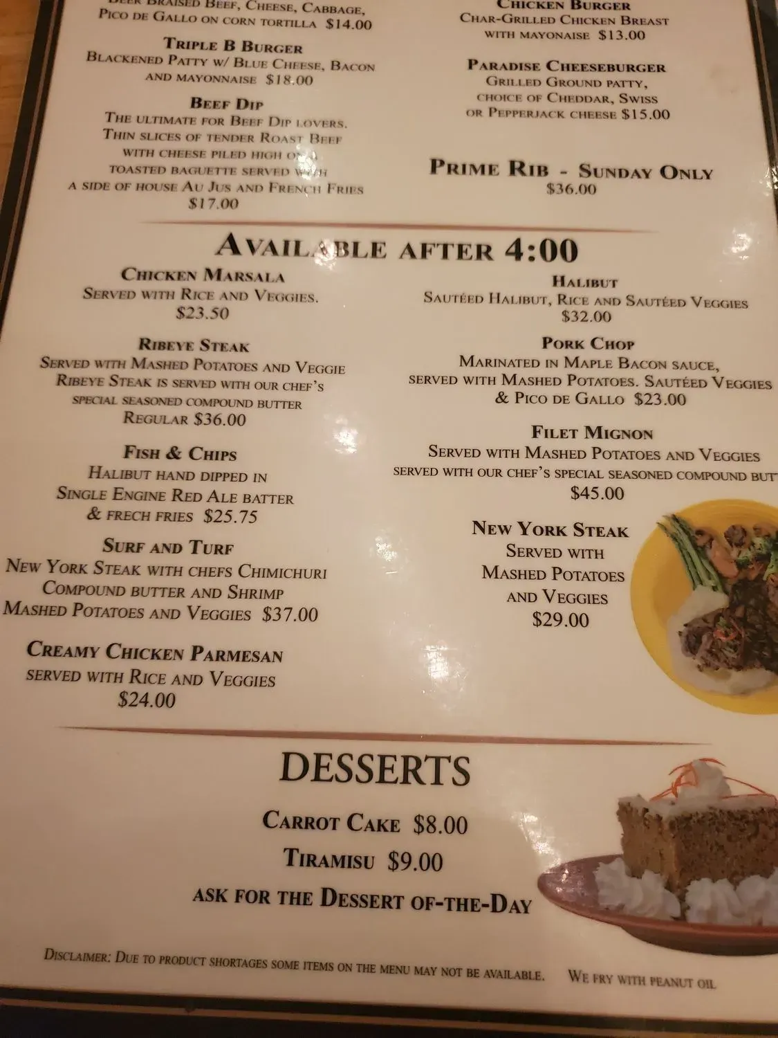 Menu 5