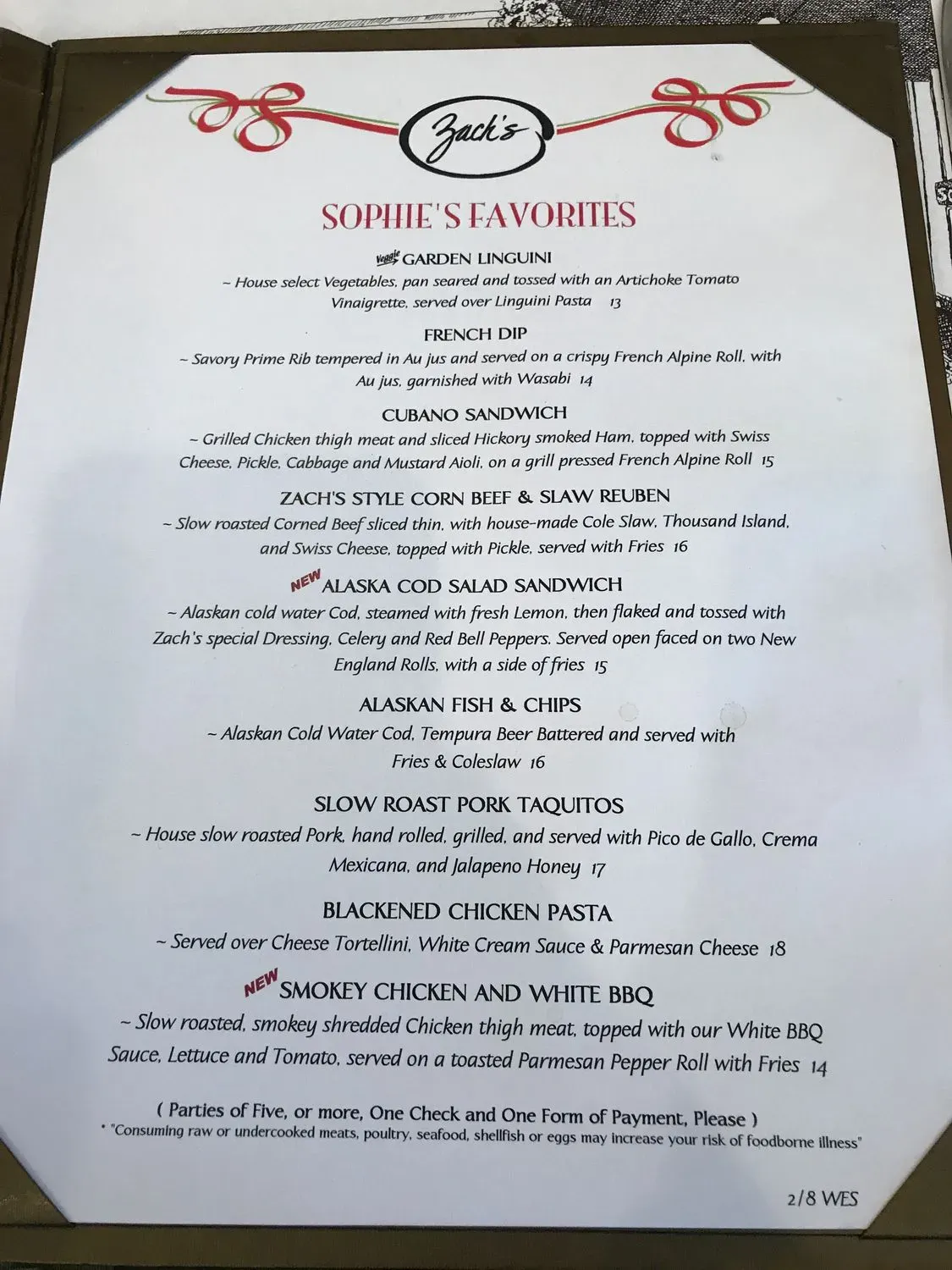 Menu 4