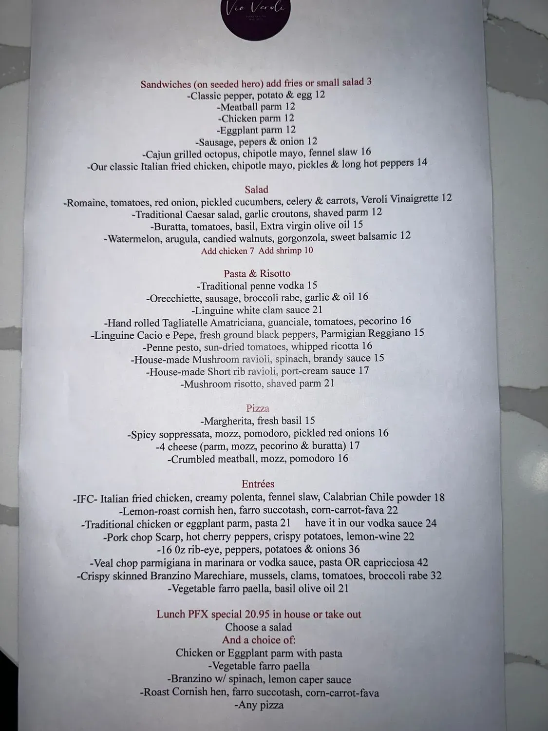 Menu 3