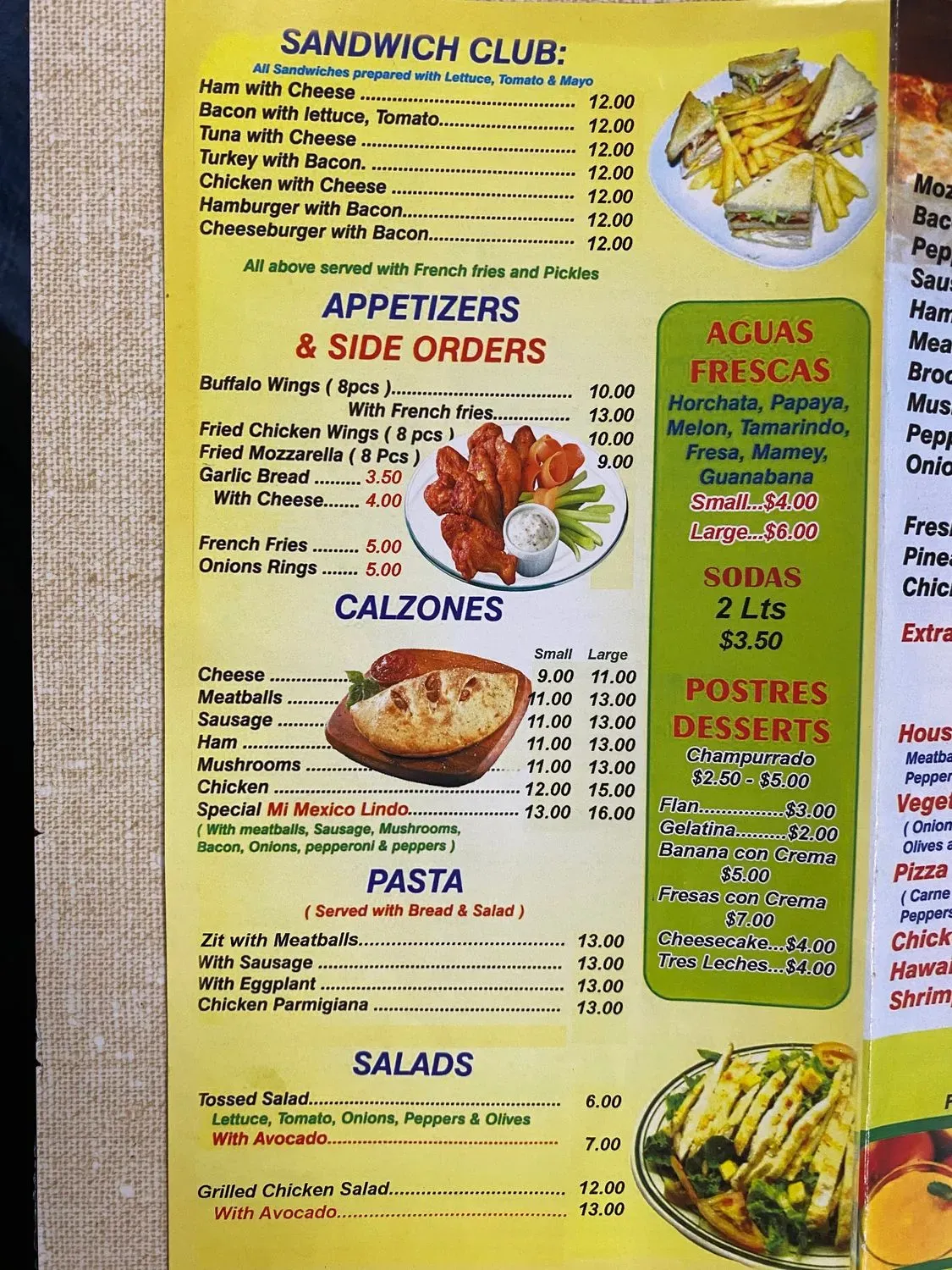 Menu 2