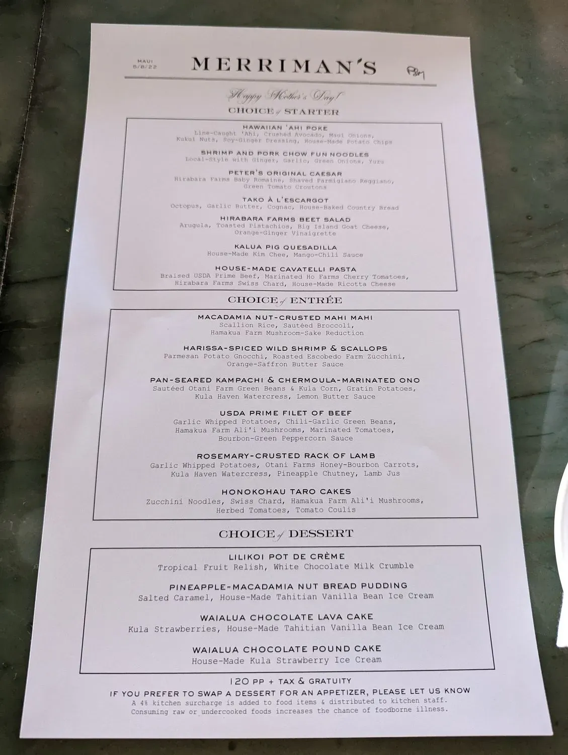 Menu 6