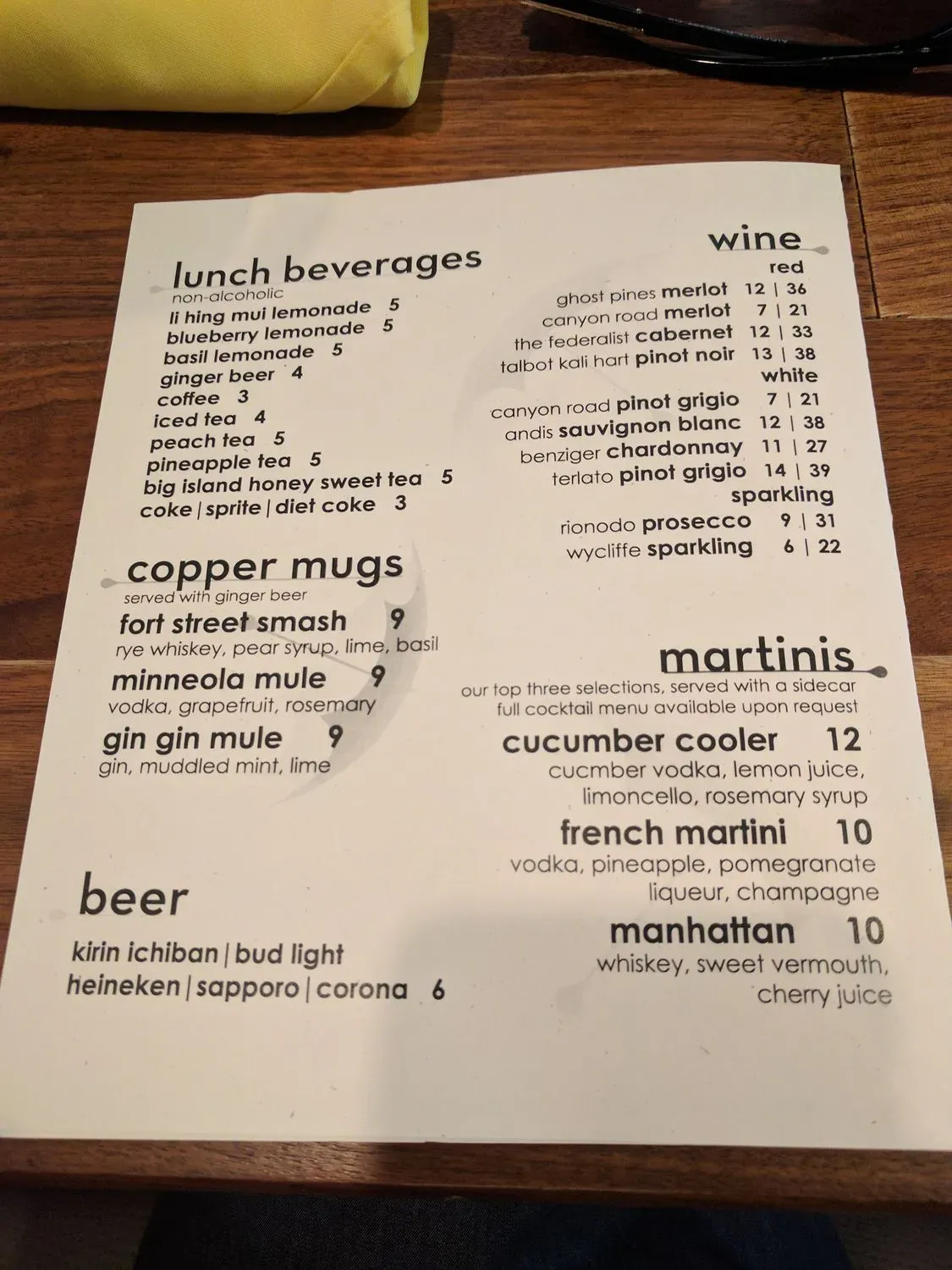 Menu 2