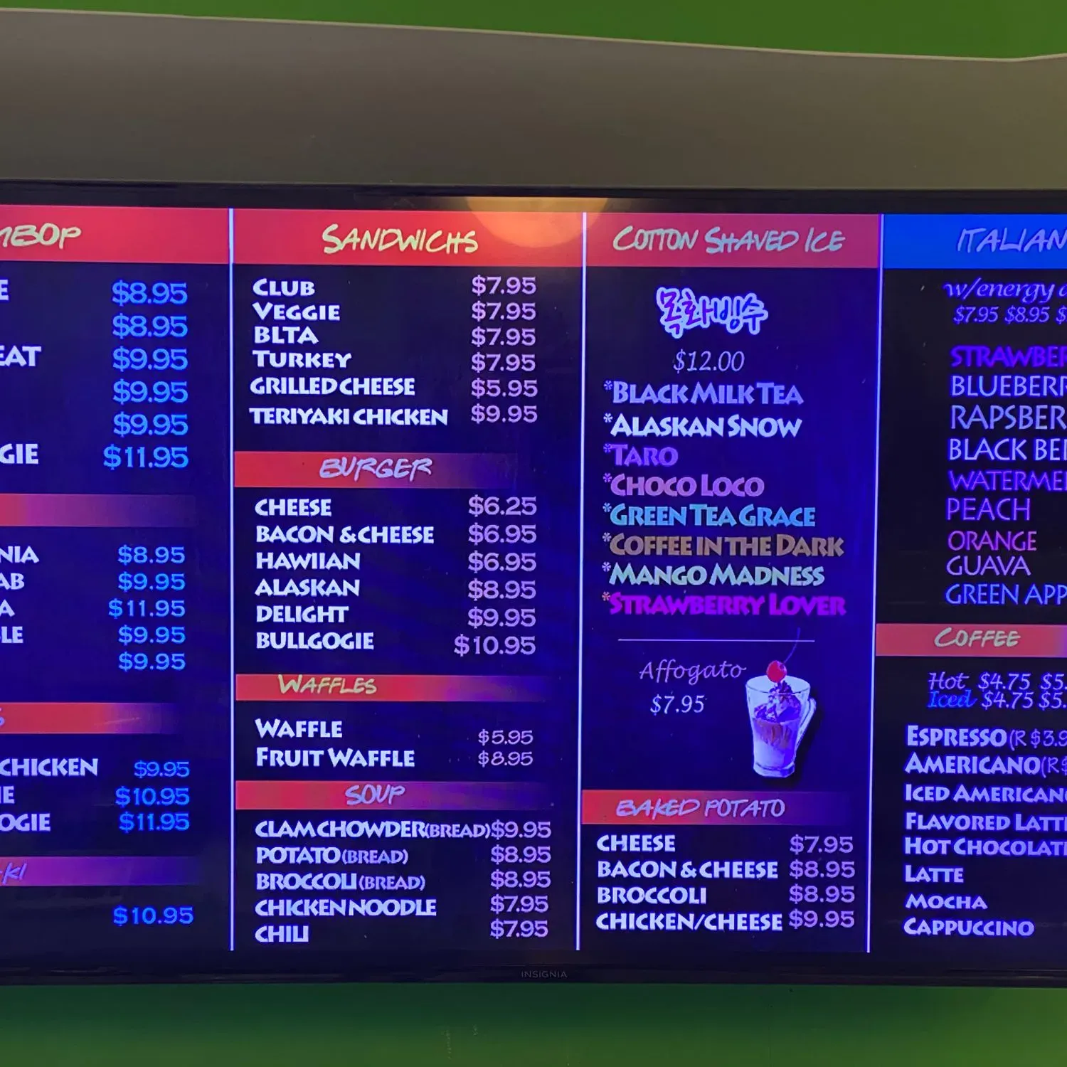 Menu 3