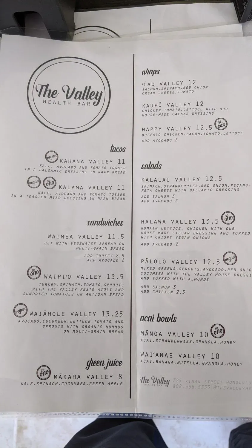 Menu 2