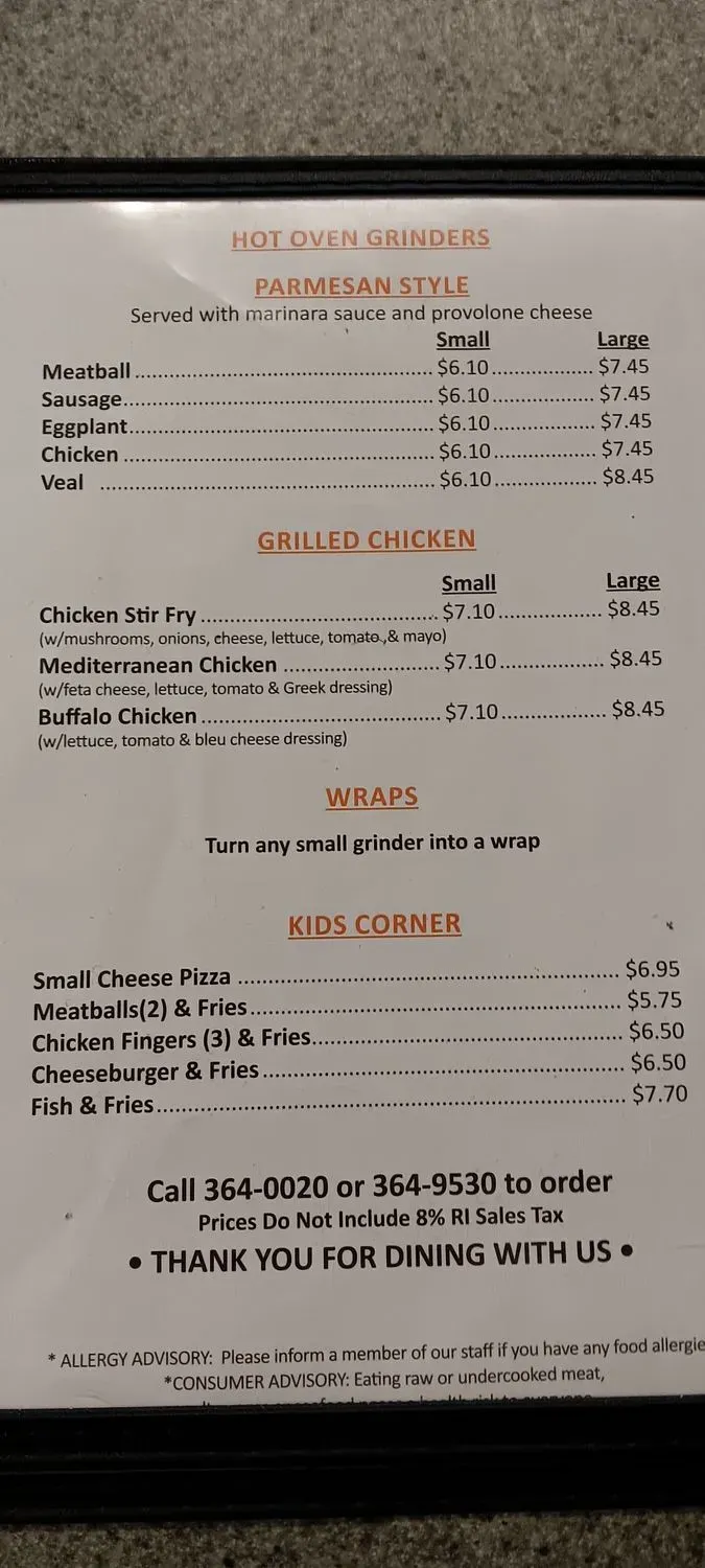 Menu 4