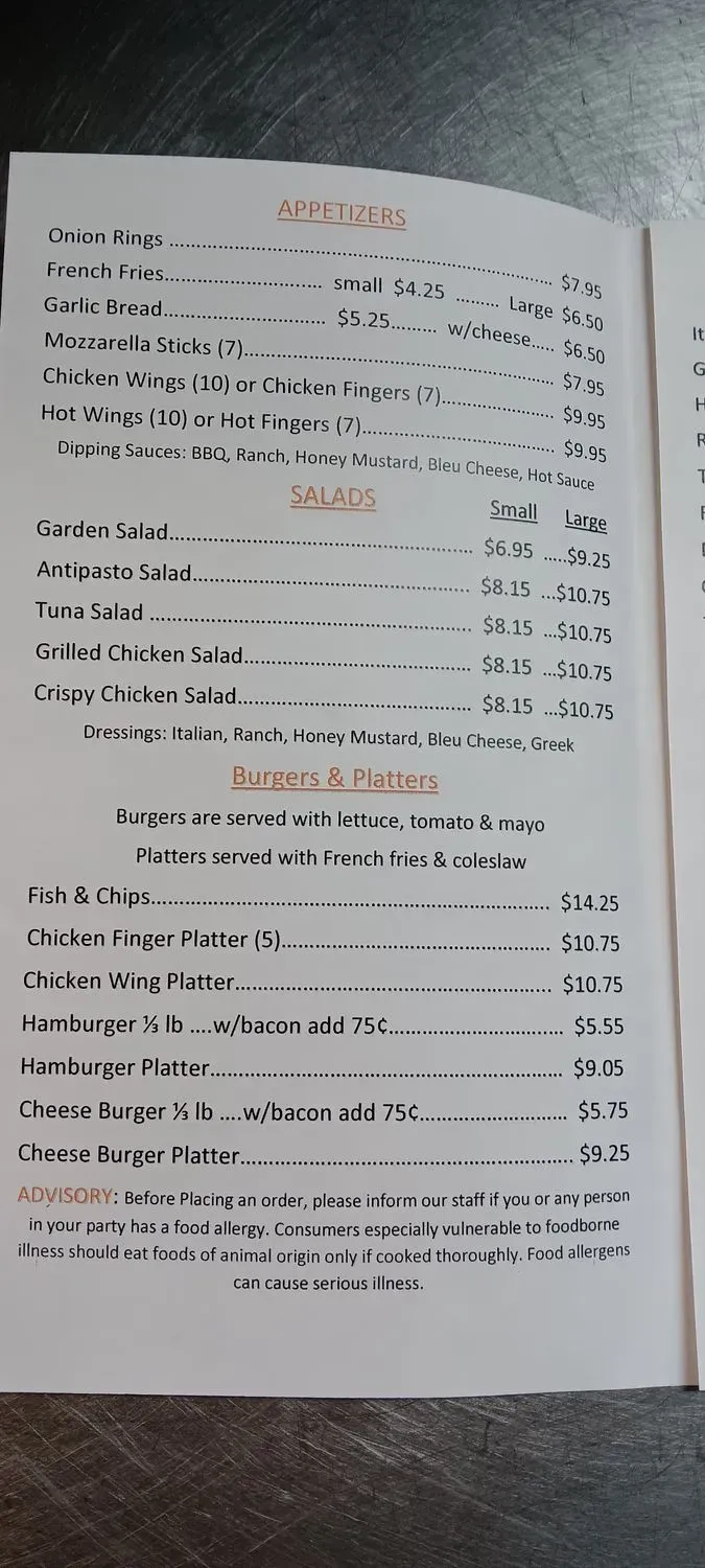 Menu 6