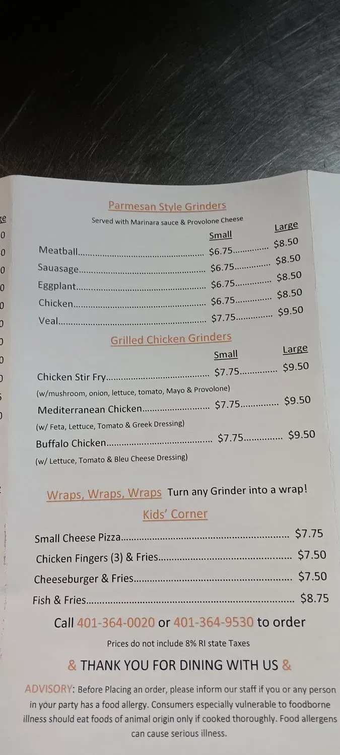 Menu 3