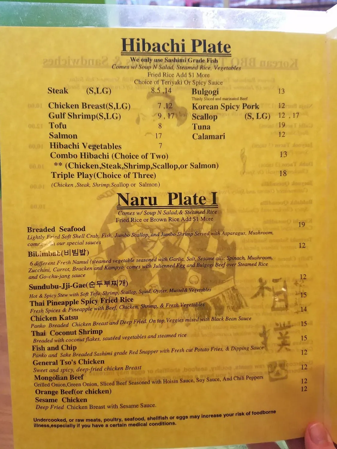 Menu 5