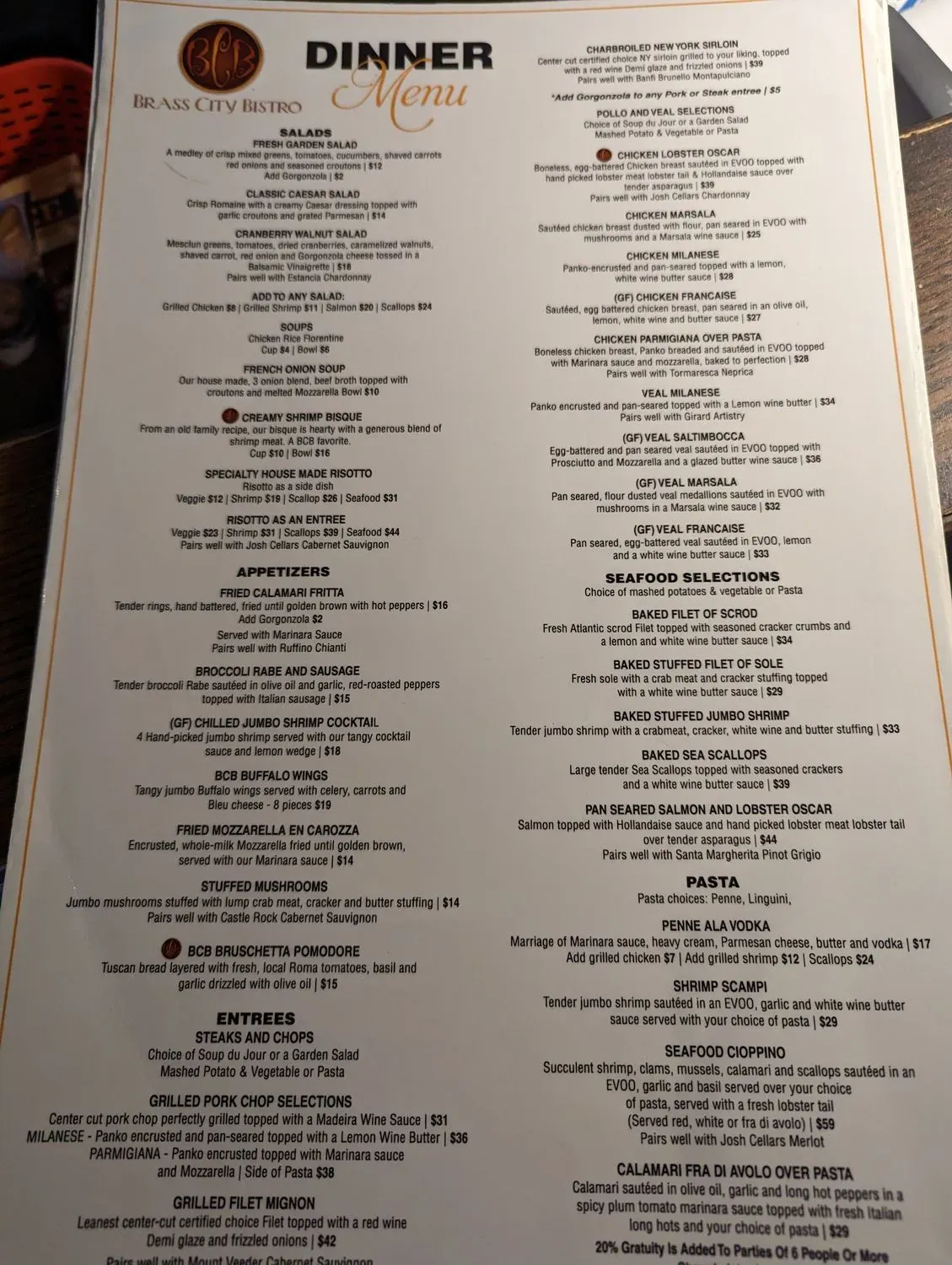 Menu 2