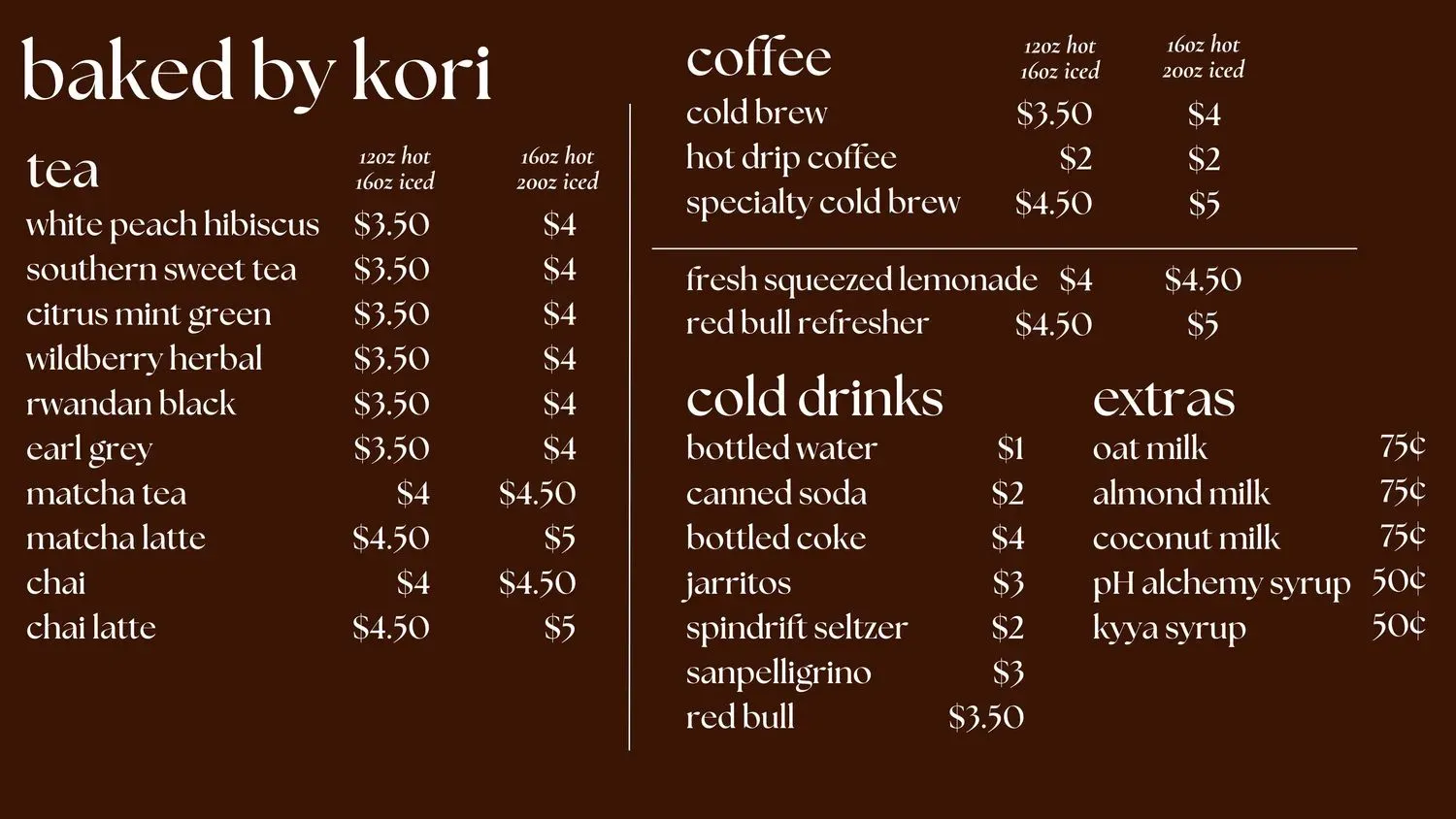 Menu 2