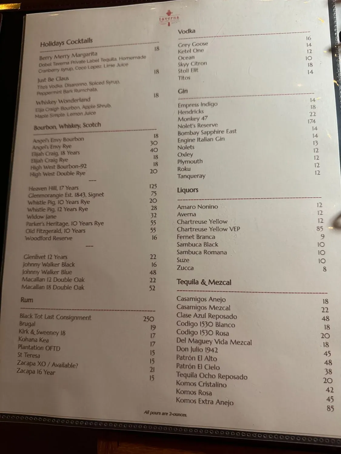 Menu 6