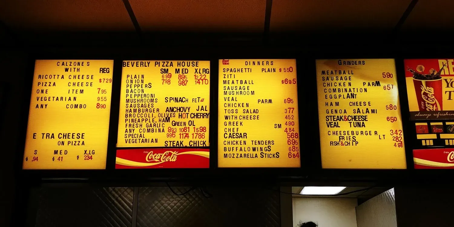 Menu 3