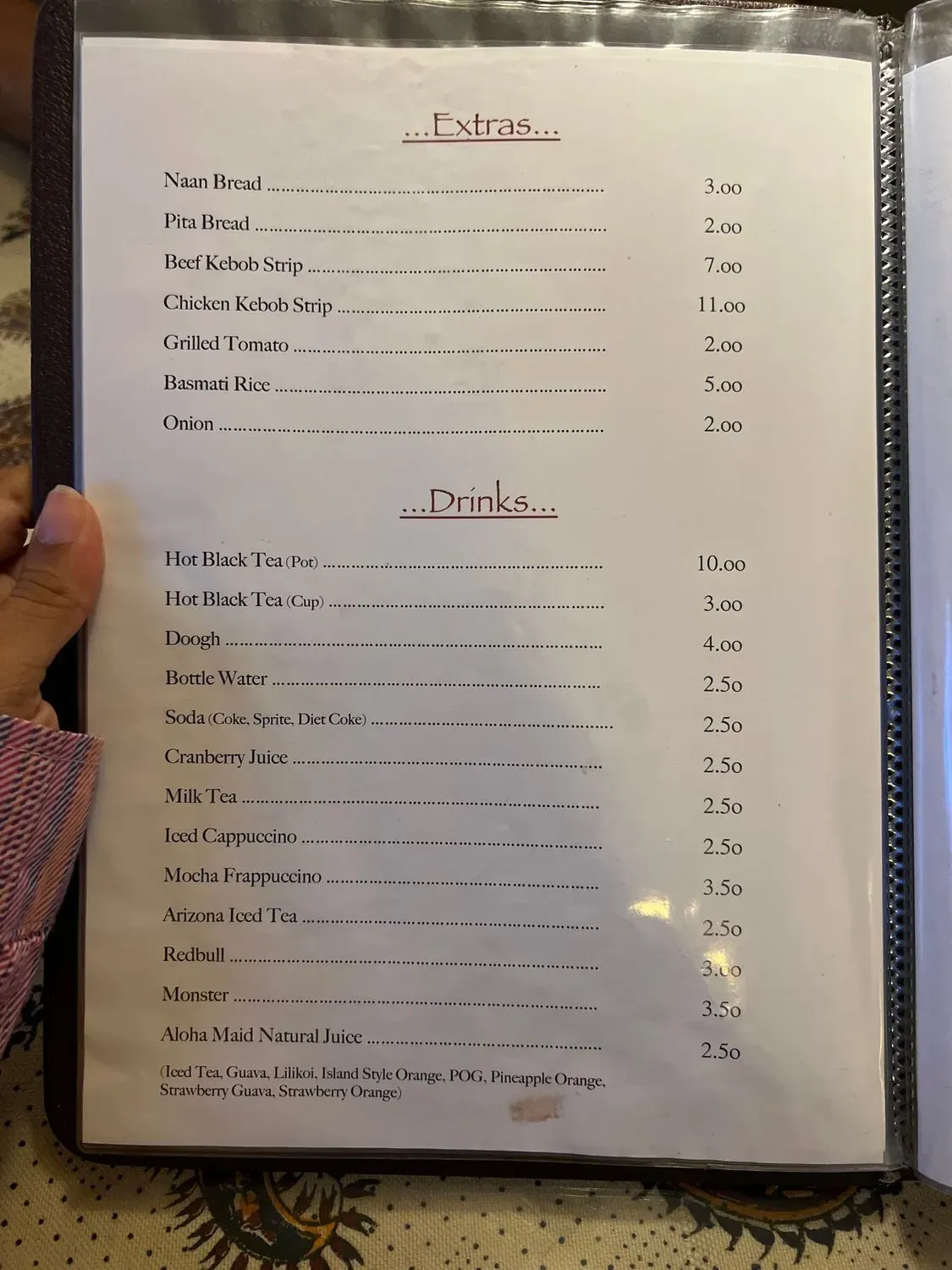 Menu 6