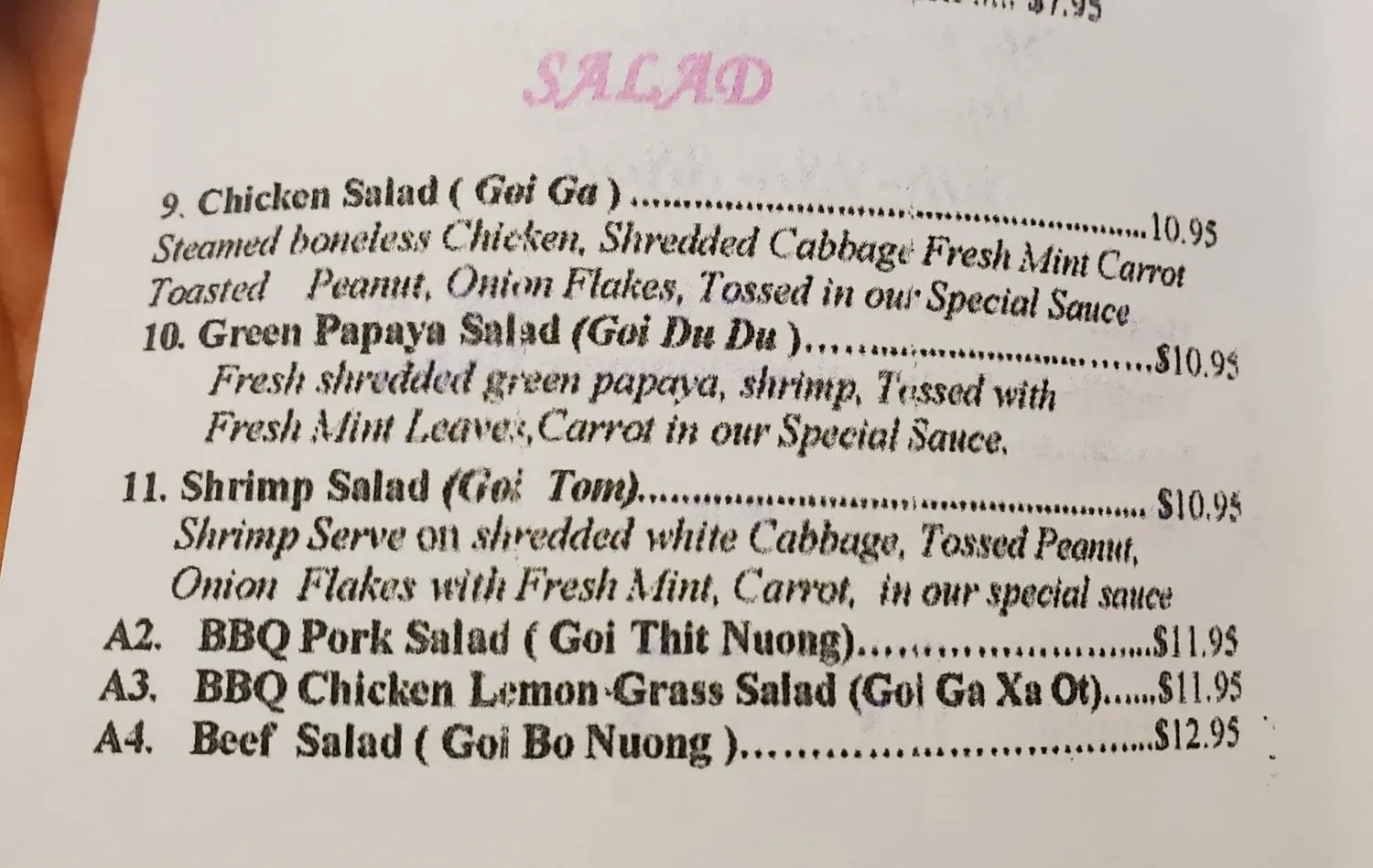 Menu 2