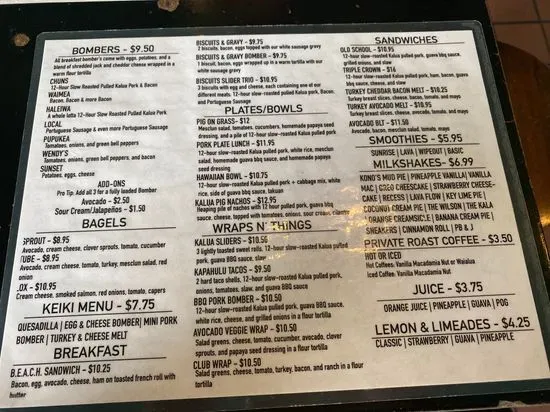 Menu 5