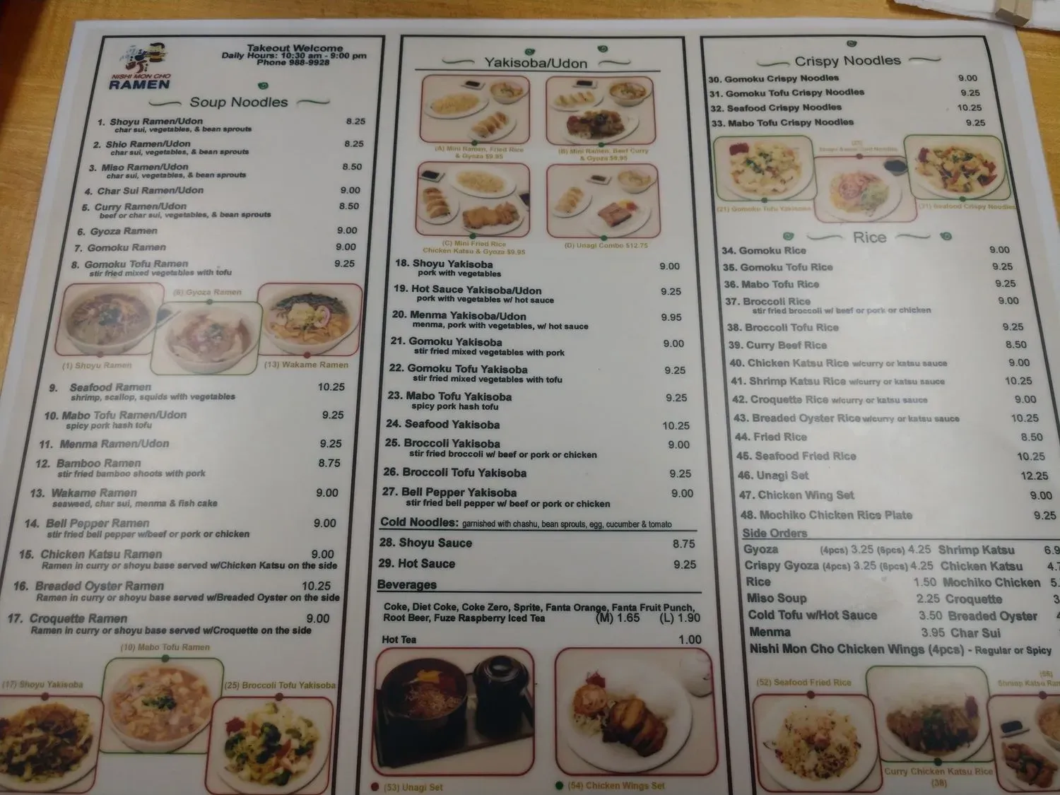 Menu 4