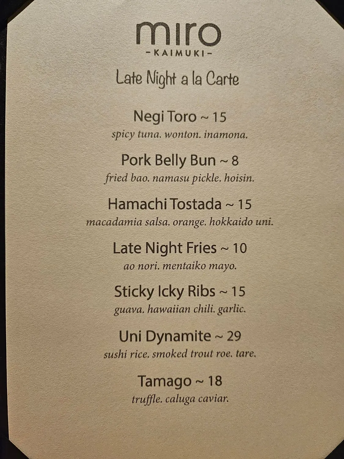 Menu 4