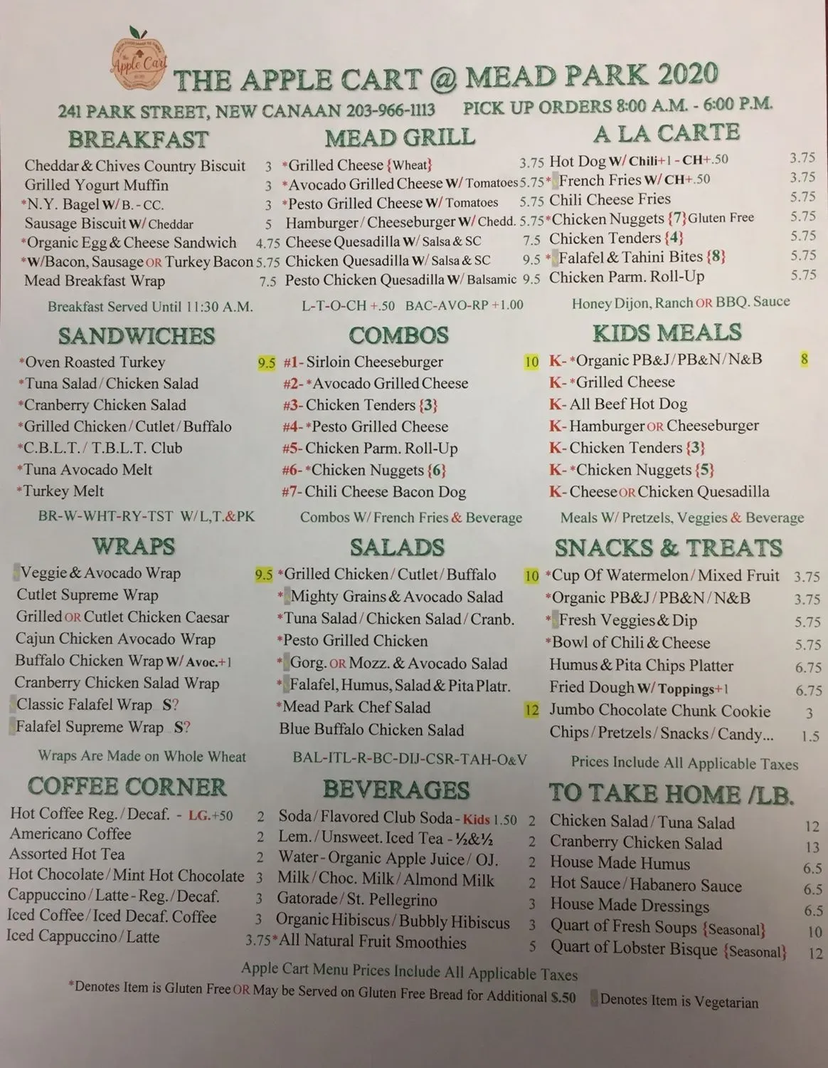 Menu 2