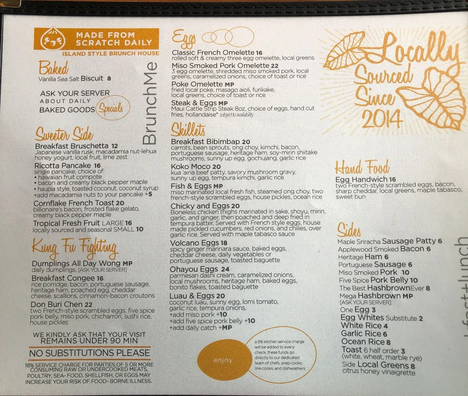 Koko Head Cafe Menu - Updated October 2025