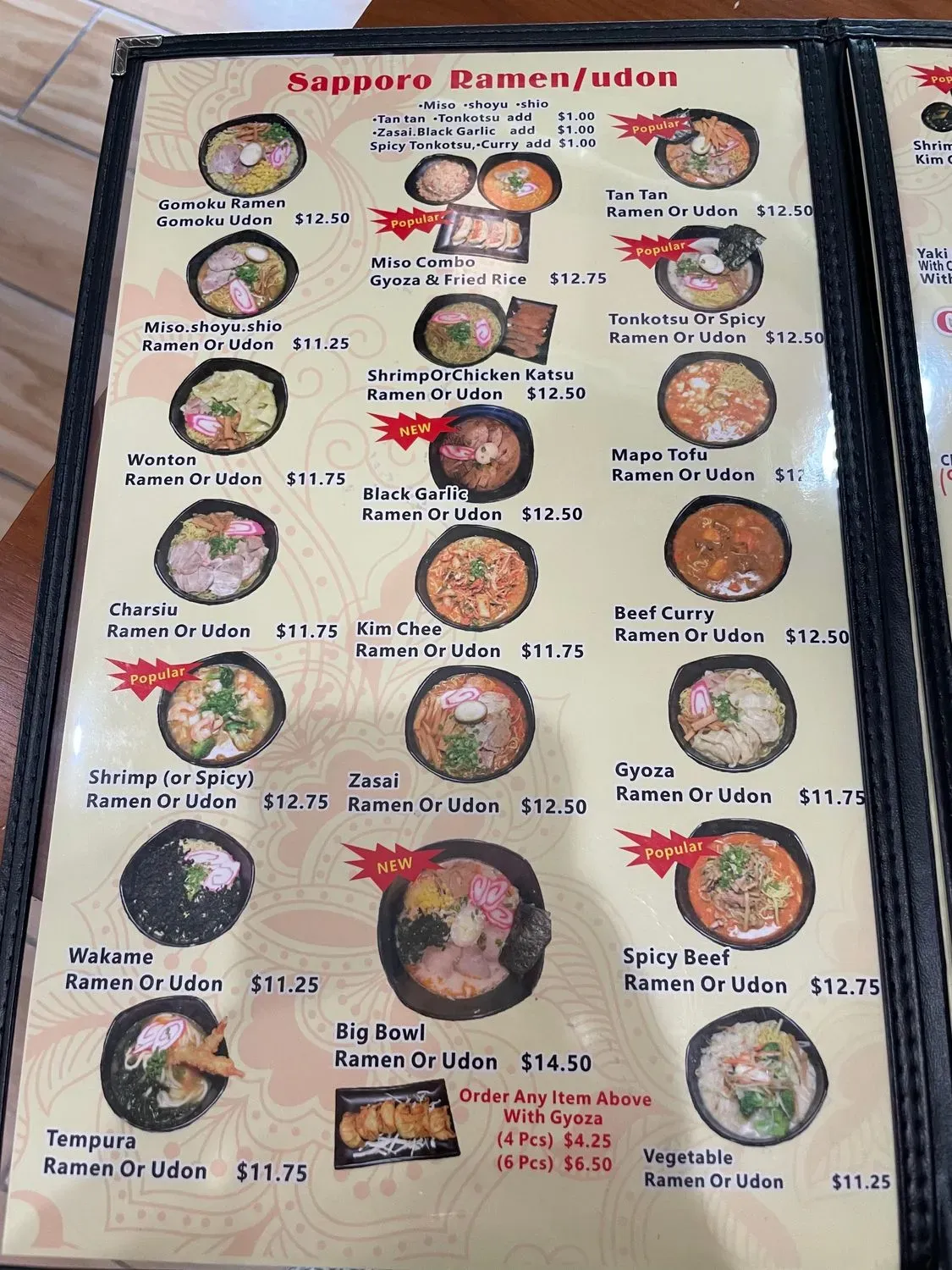 Menu 4