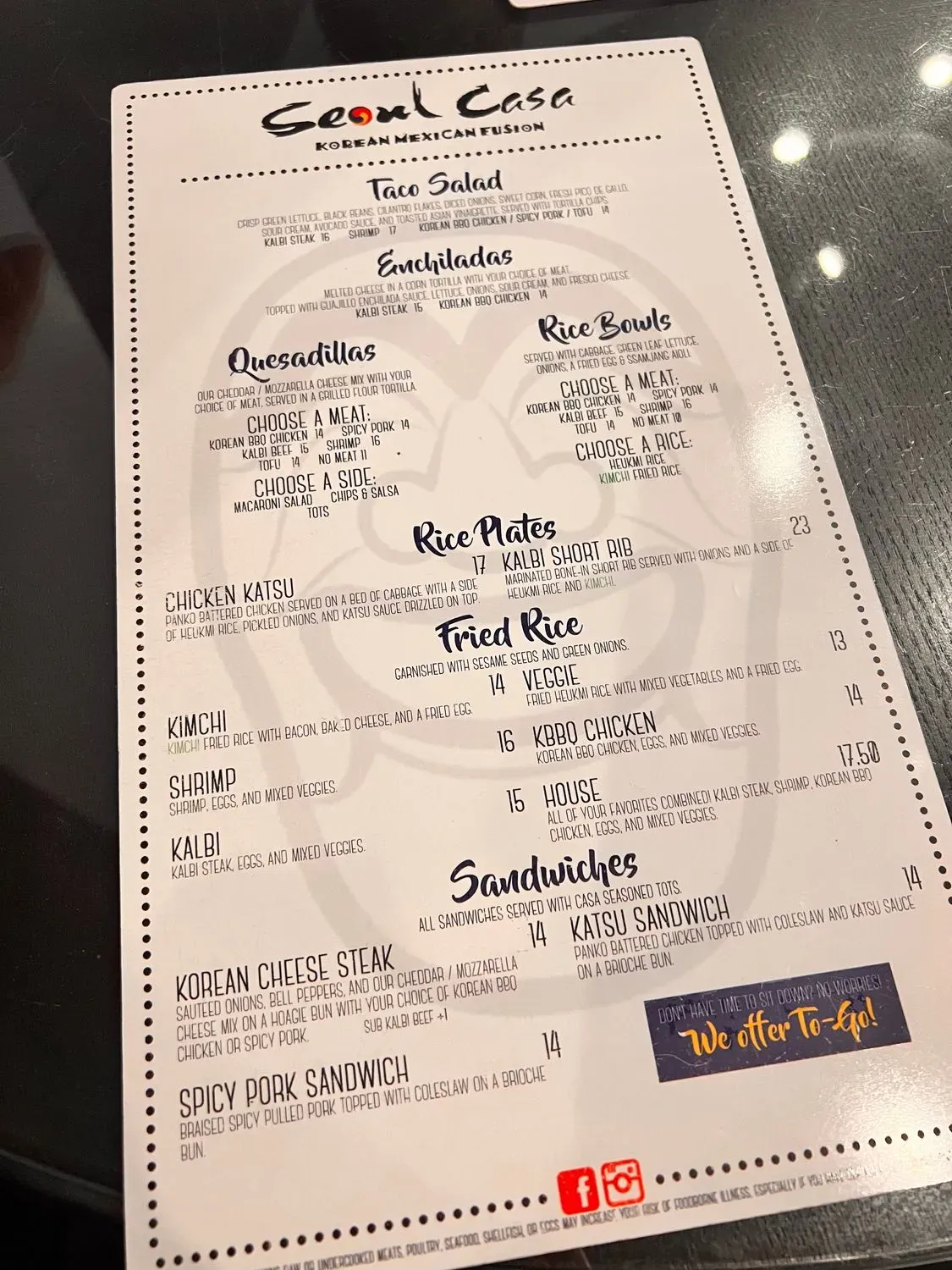 Menu 6