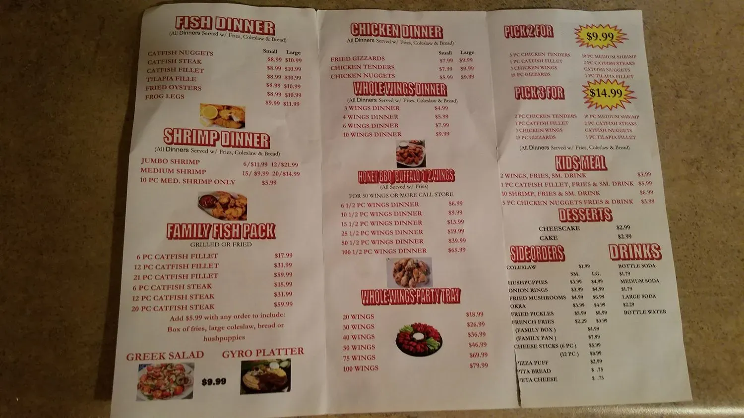 Menu 2