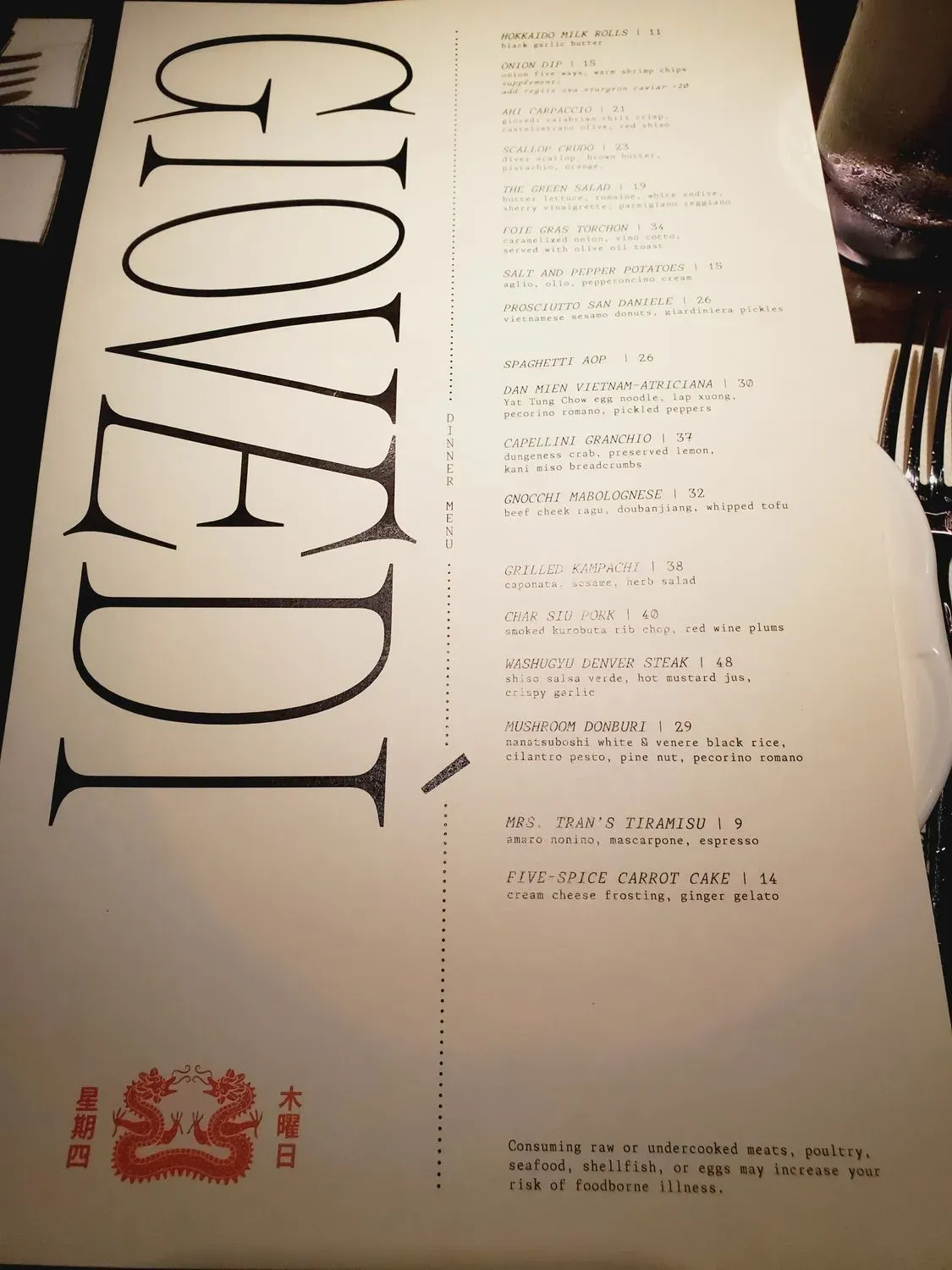 Menu 6