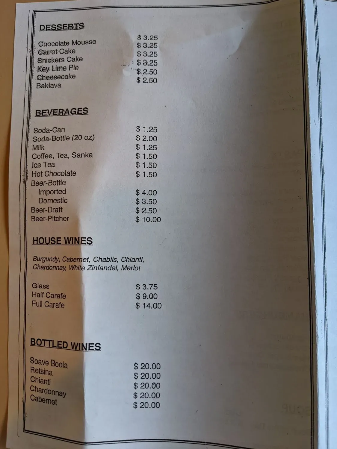 Menu 2