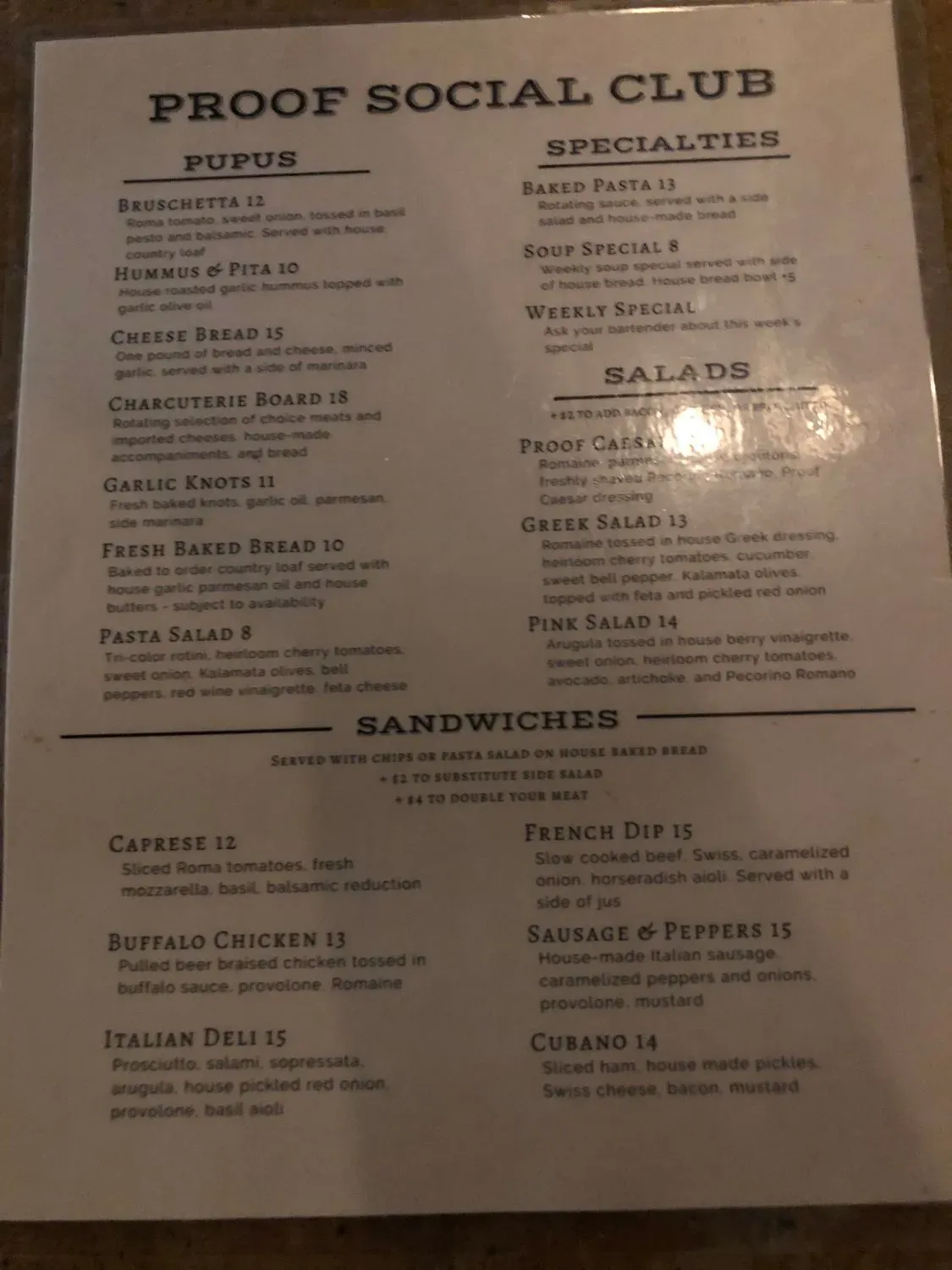 Menu 4