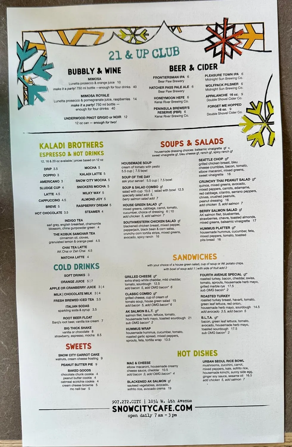 Menu 4