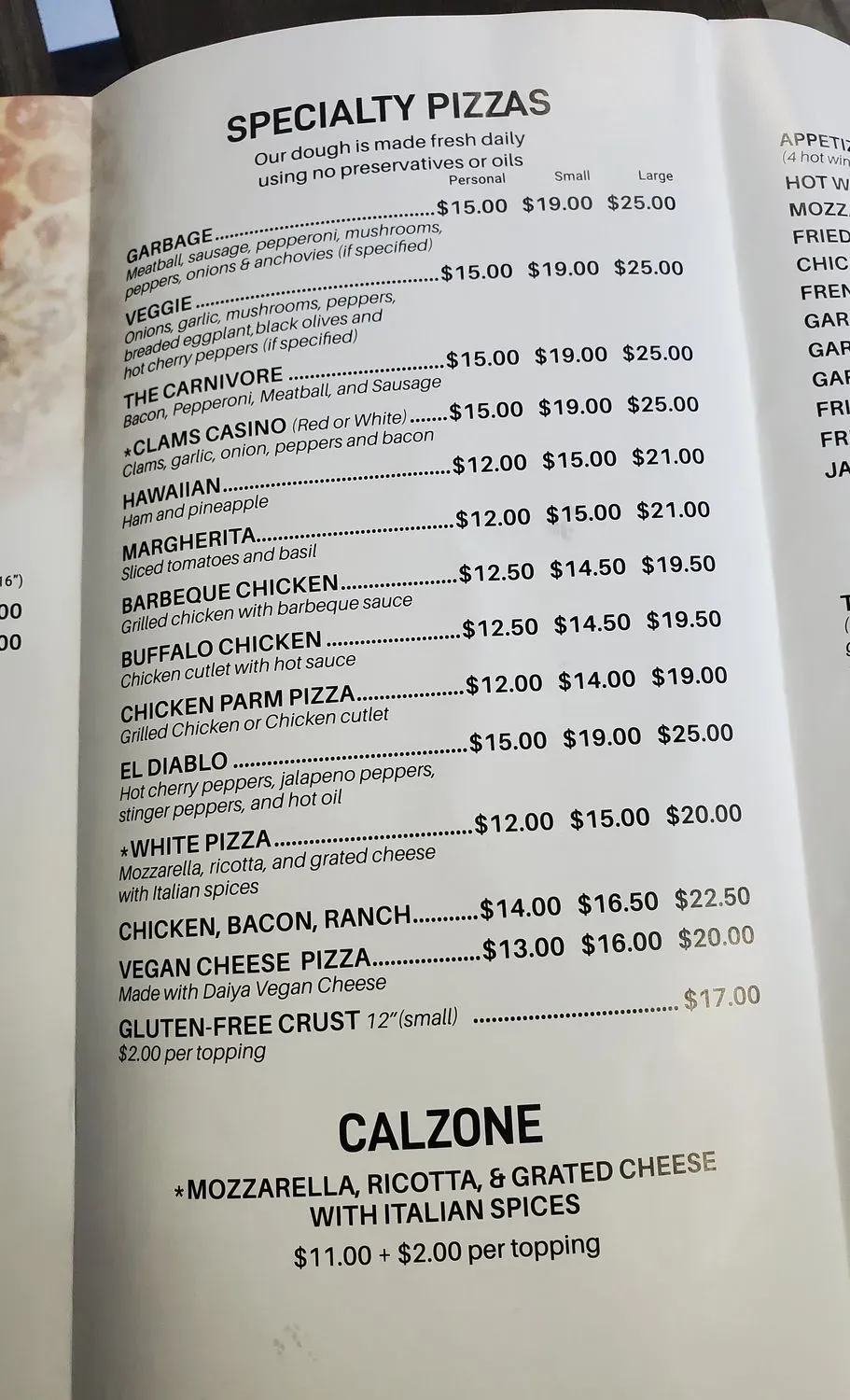 Menu 6