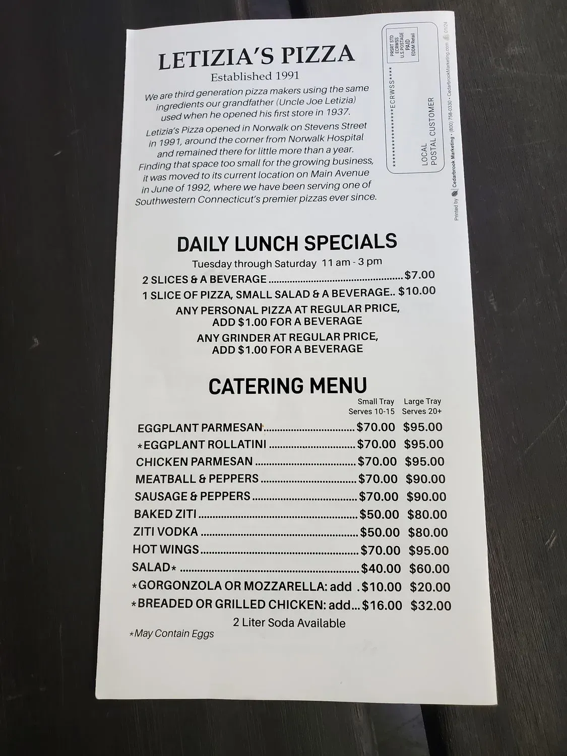 Menu 2