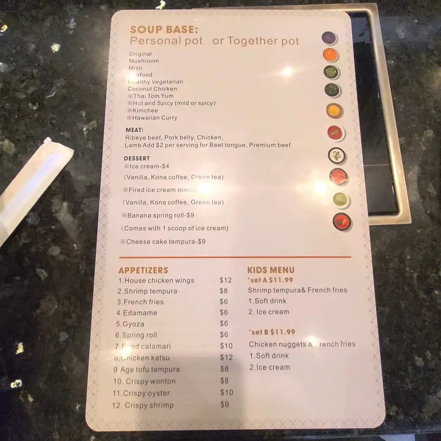 Menu 3