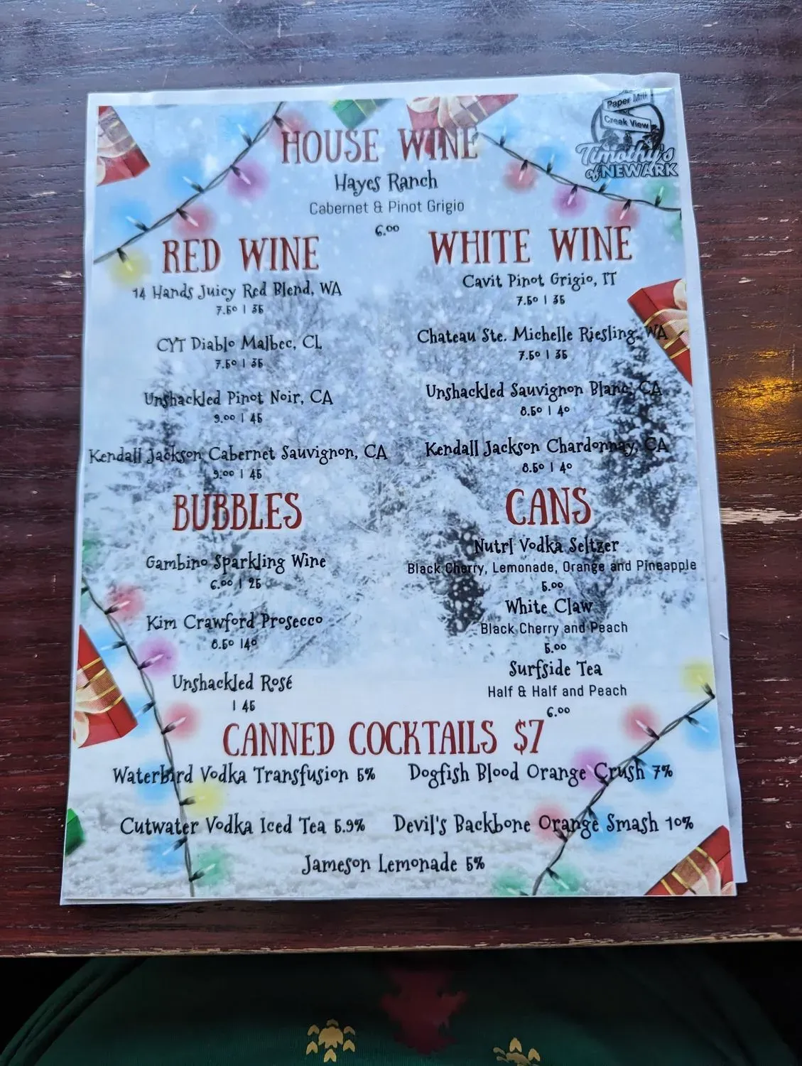 Menu 3