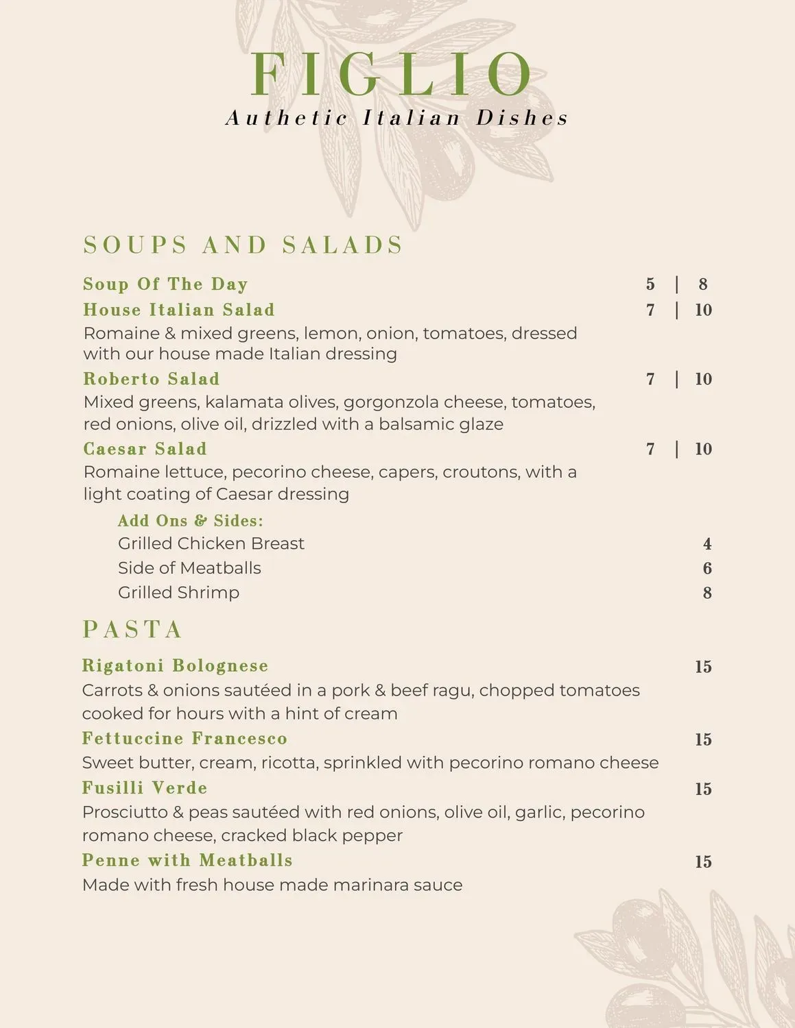 Menu 2