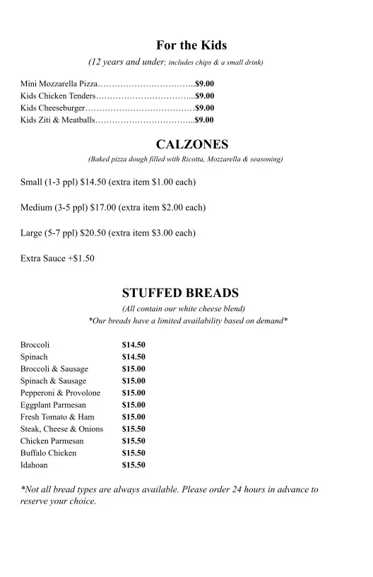 Menu 2