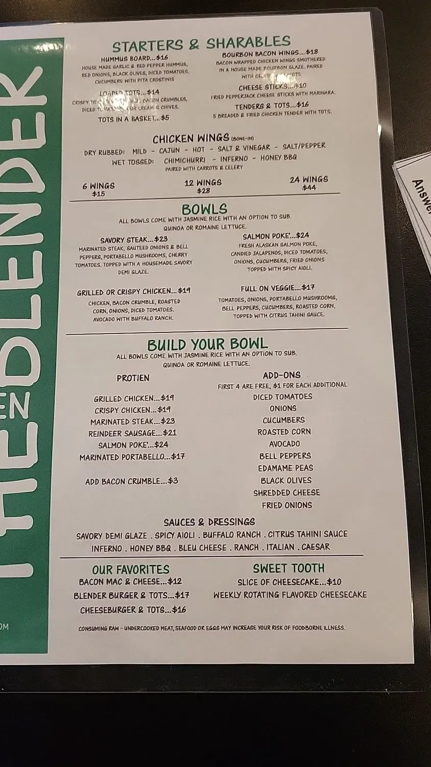 Menu 6