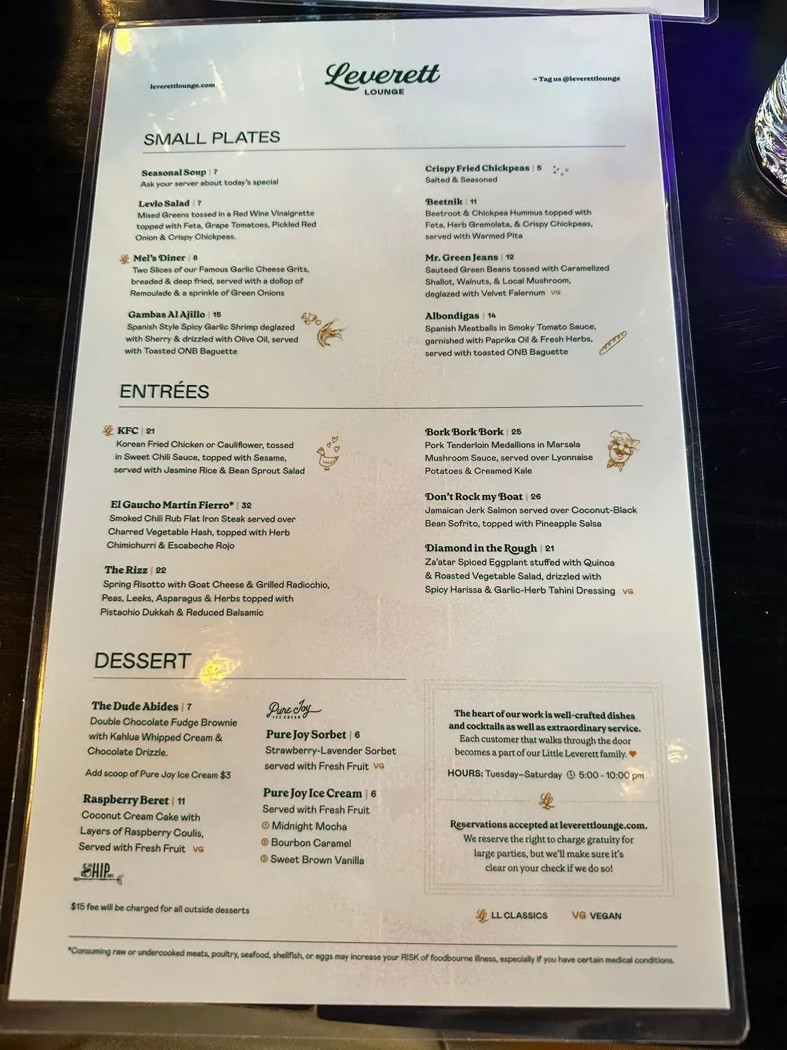 Menu 5