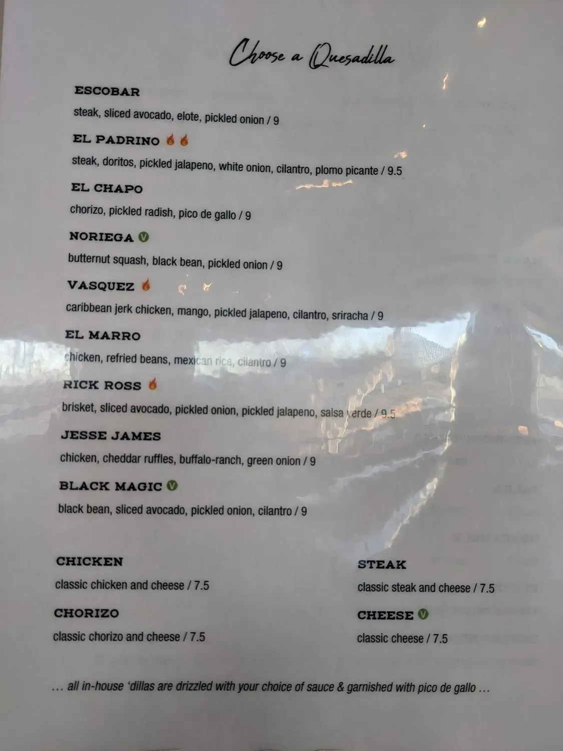 Menu 5