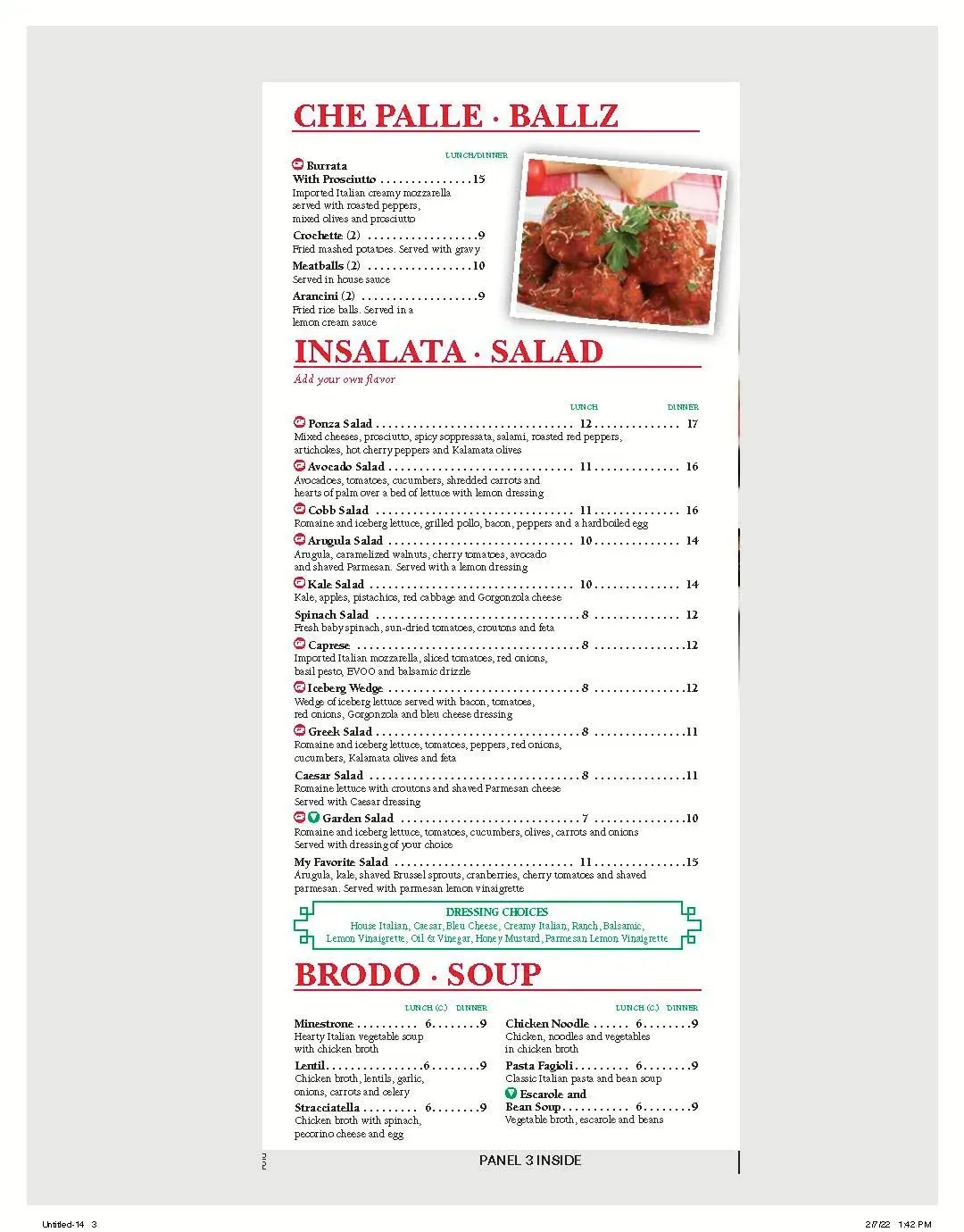 Menu 3