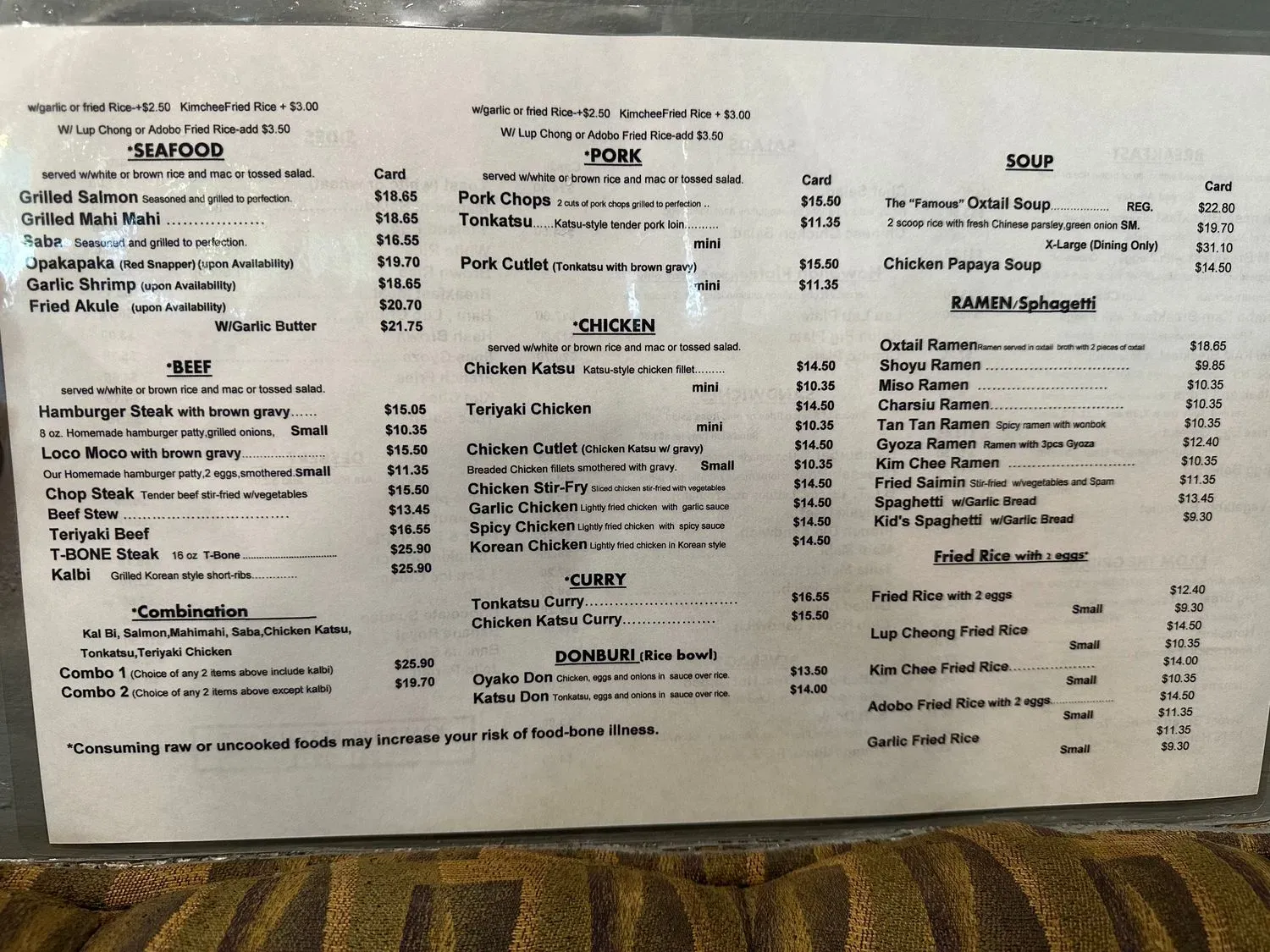 Menu 4