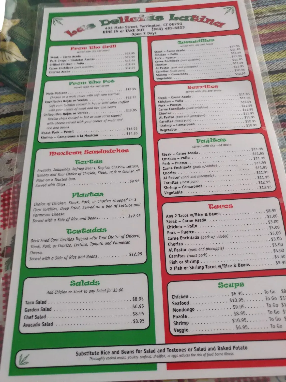 Menu 4