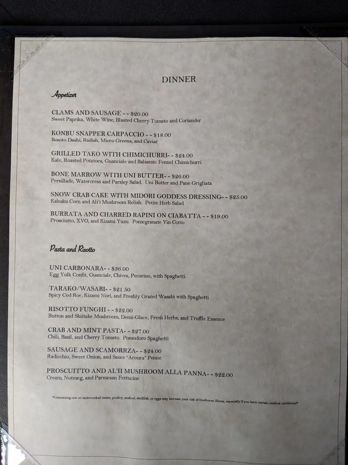 Menu 6