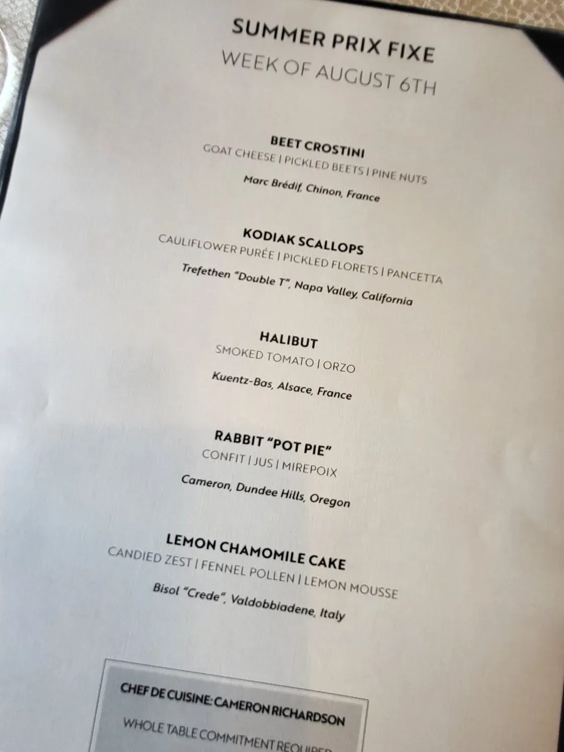 Menu 5