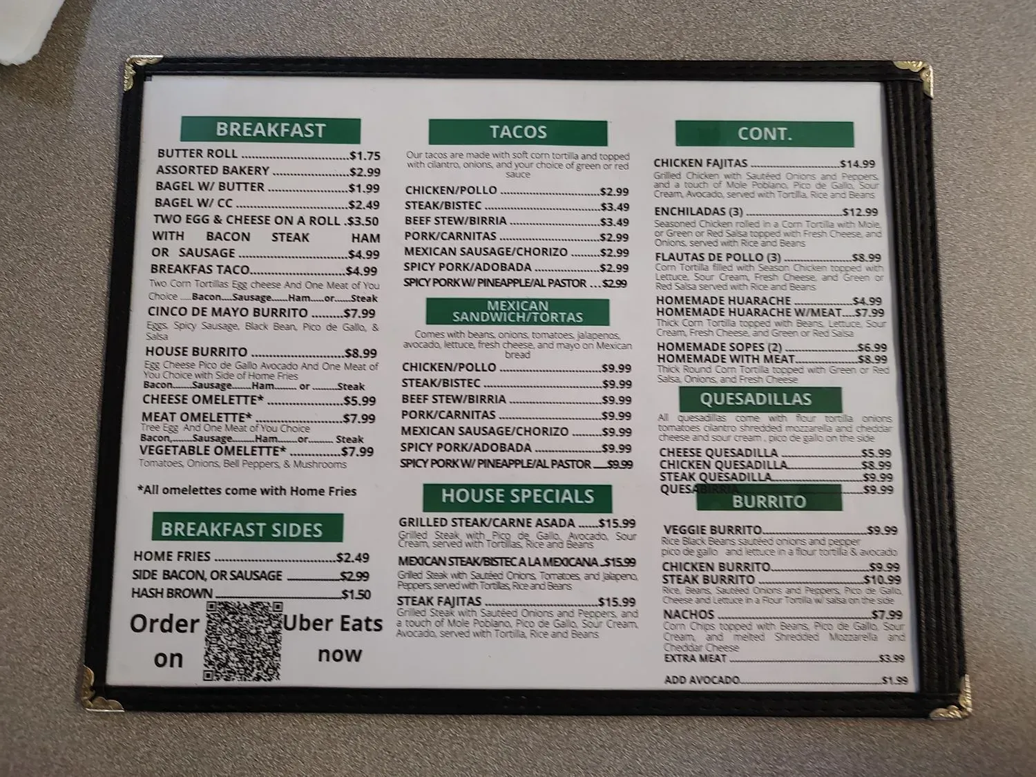 Menu 3