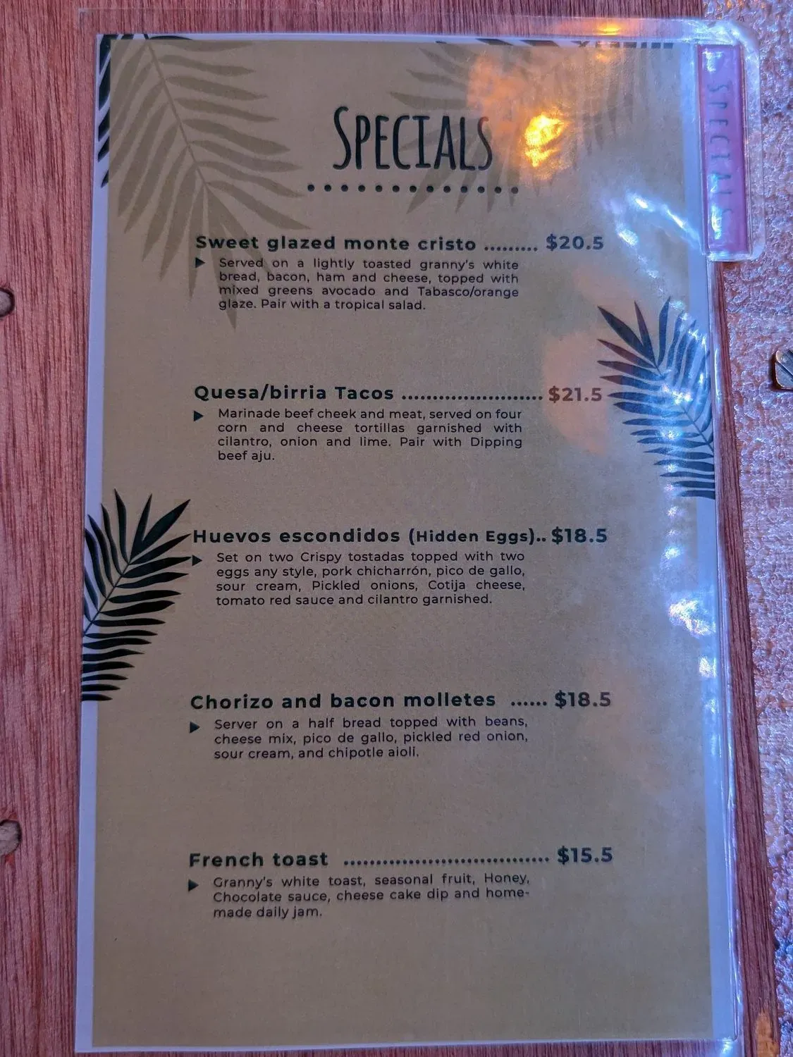 Menu 6