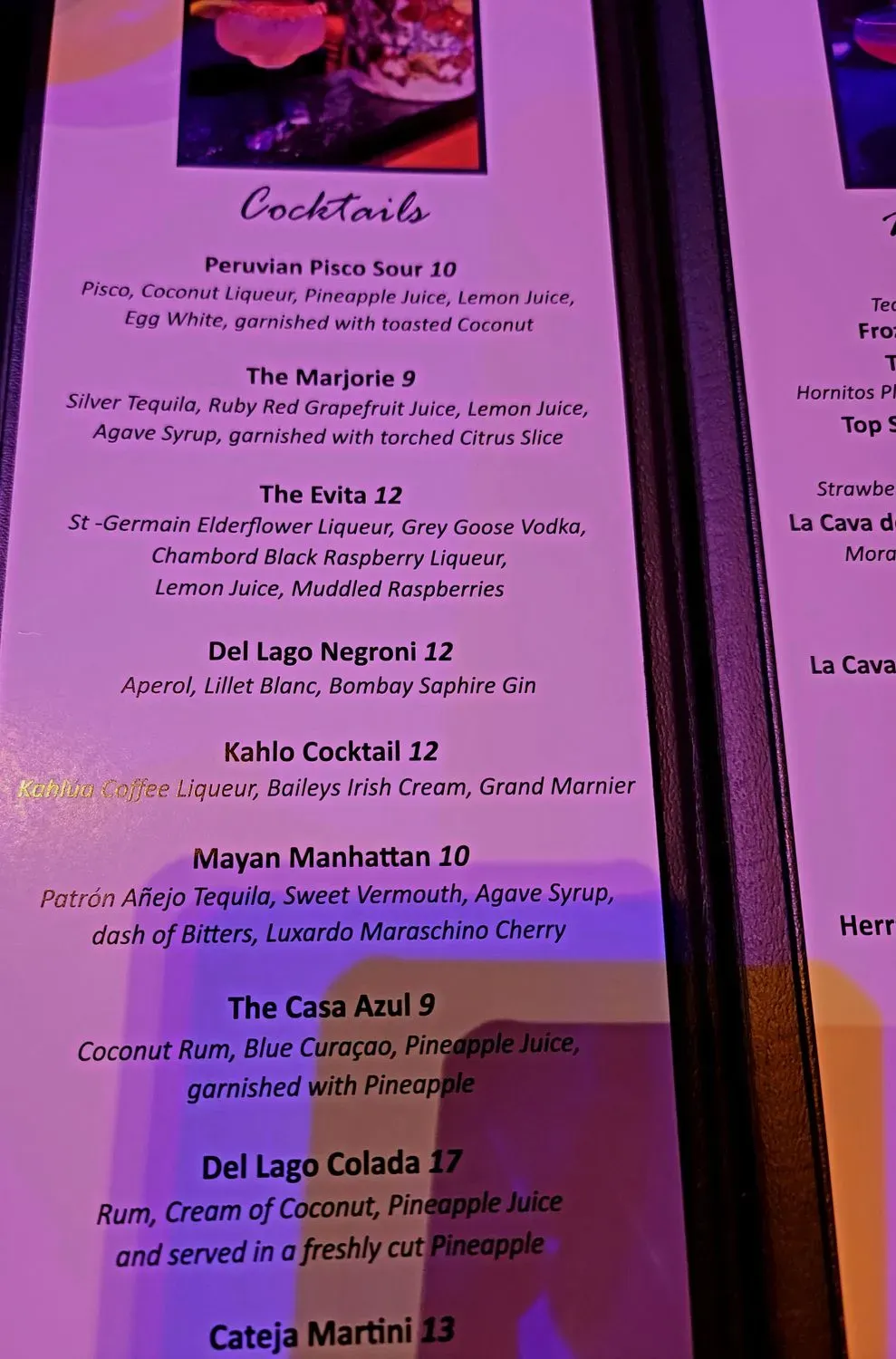 Menu 5