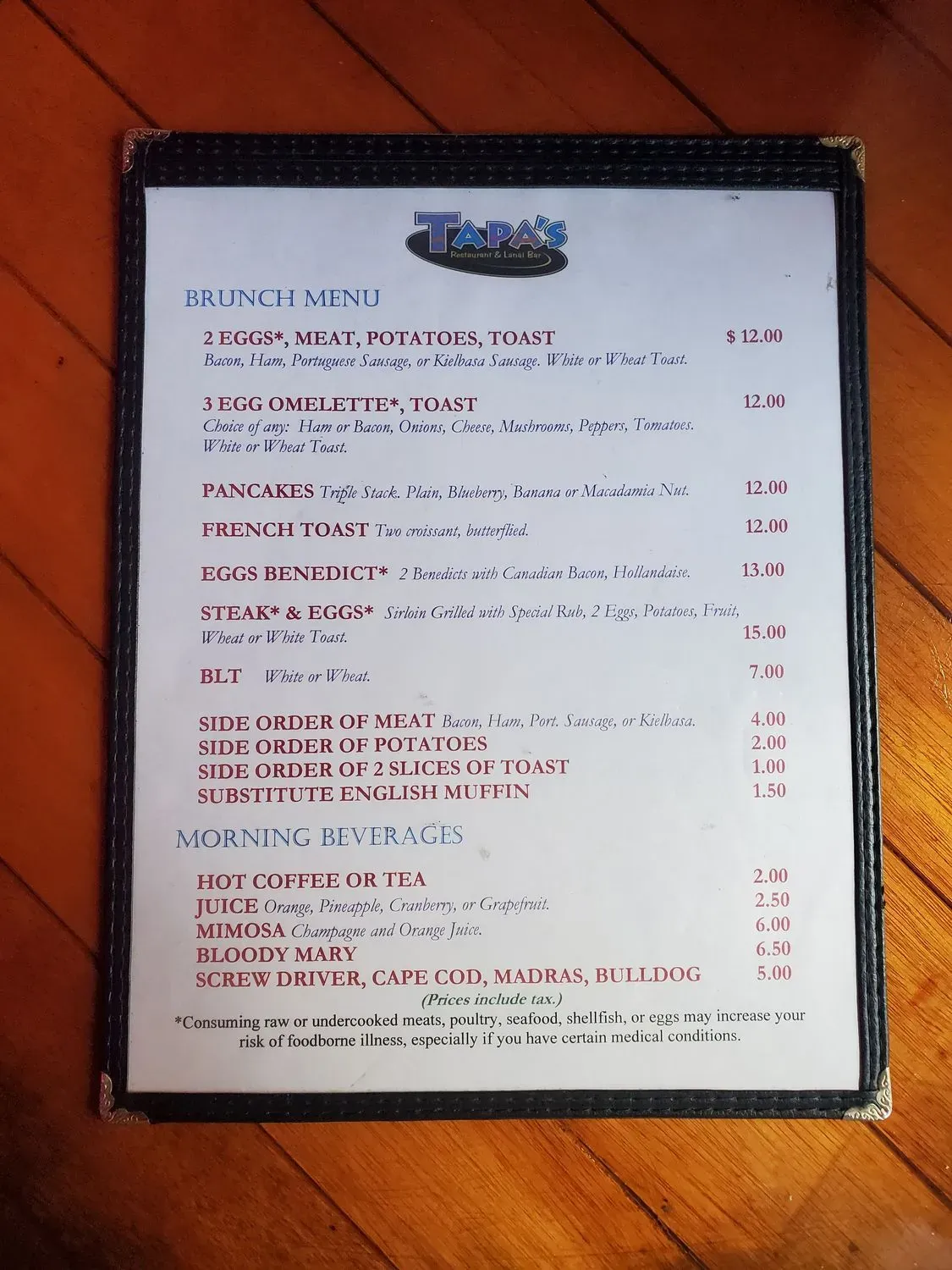 Menu 4