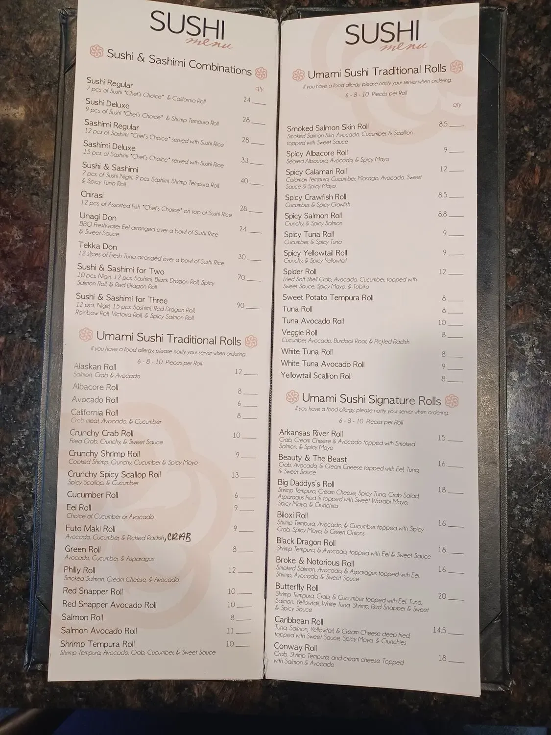 Menu 2