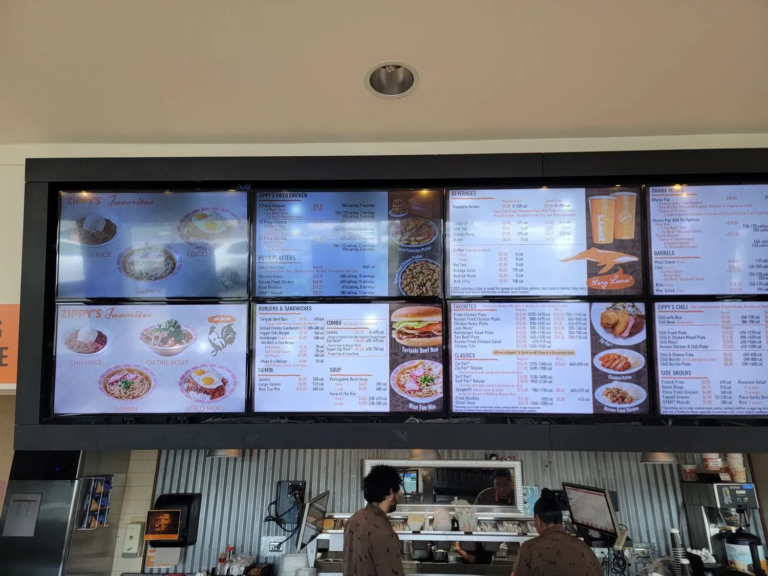 Zippy's Kaneohe Menu - Updated October 2025